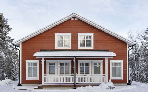 Villa Karren: Bois, Maison, Domicile, Porte, Chalet, Neige, L'Hiver, Gelé, Siding, Porche
