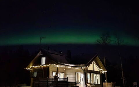 Villa Lystikämä: Nuit, Chalet, Maison, Domicile, L'Hiver, Minuit, Siding, Soirée, Cabane En Rondins
