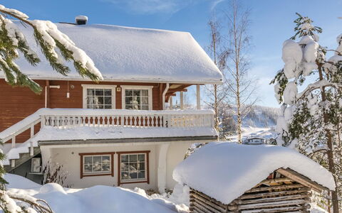 Aurinkoalppi 10A Paritalo: Zone Rurale, Station De Montagne, Village, Chaîne De Montagnes, Vallée, Village De Montagne, Alpes, Eco Hôtel, Balcon, Hôtel