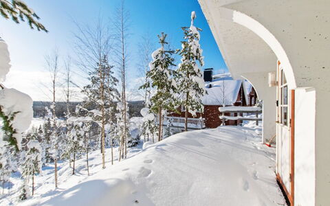 Alppikylä 13B Paritalo: Zone Rurale, Station De Montagne, Village, Chaîne De Montagnes, Vallée, Village De Montagne, Alpes, Eco Hôtel, Balcon, Hôtel