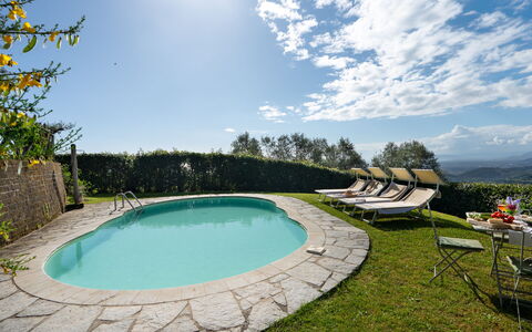Villa Elisa: Piscine, Mobilier De Jardin, Recours, Eco Hôtel, Pelouse, Aménagement Paysager, Ombre, Cour, Arrière-Cour, Villa
