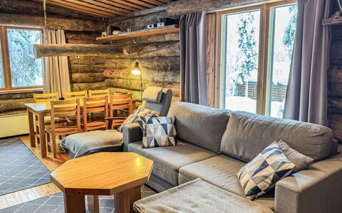 Rukalehto: Bois, Domicile, Chalet, Cabane En Rondins, Plafond, Dur, Tache De Bois, Planche, Salon, Lumber