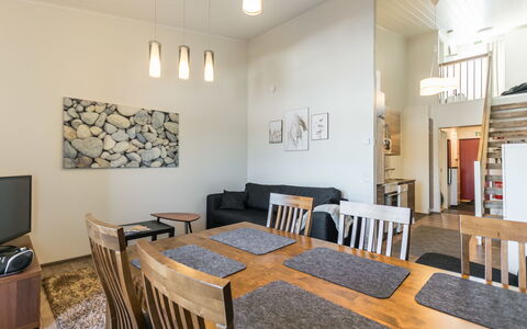 Skivillas 61 Ukkohalla (B8): Meubles, Chaise, Mobilier De Jardin, Table, Bois, Tableau De Plein Air, Table Cuisine Et Salle A Manger, Ombre, Jardin, Parapluie