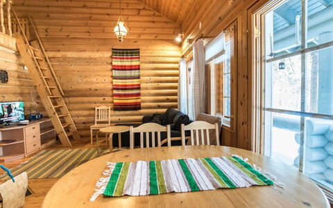 Ukkohovi 5 Paritalo: Zone Rurale, Station De Montagne, Village, Chaîne De Montagnes, Vallée, Village De Montagne, Alpes, Eco Hôtel, Balcon, Hôtel