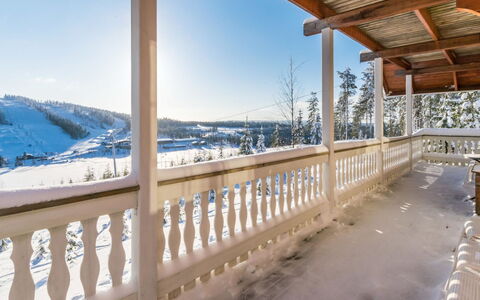 Alppikylä 1A Paritalo: Zone Rurale, Station De Montagne, Village, Chaîne De Montagnes, Vallée, Village De Montagne, Alpes, Eco Hôtel, Balcon, Hôtel