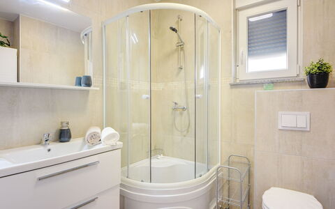 Noemi: Tete De Douche, Robinet, Luminaire Plomberie, Propriété, Baignoire, Bâtiment, Douche, Plante, Salle De Bains, Porte De Douche