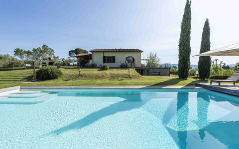Casina Dell'acquaborra: Bleu, Piscine, Recours, Composite, Eco Hôtel, Ombre, Loisir, Biens, Villa, Mobilier De Jardin