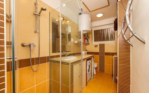 Lampion: Porte De Douche, Tete De Douche, Cabinetry, Design Intérieur, Bois, Douche, Maison, Sol, Sol