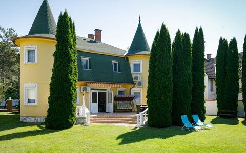 Big Thuja: Ciel, Plante, Vert, Bâtiment, Fenêtre, Arbre, Lot Terre, Maison, Herbe, À Feuilles Persistantes