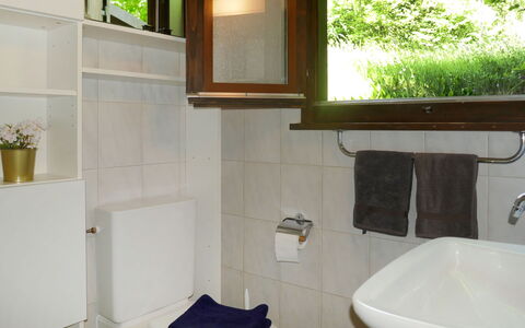 Chalet al Portic: Plante, Propriété, Vert, Salle De Bains, Plante D'Appartement, Design Intérieur, Bâtiment, Luminaire Plomberie, Fenêtre, Pot De Fleur