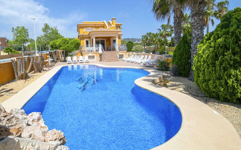 Villa Delfín: Bleu, Piscine, Recours, Loisir, Biens, Villa, Hôtel, Ville Resort, Eco Hôtel