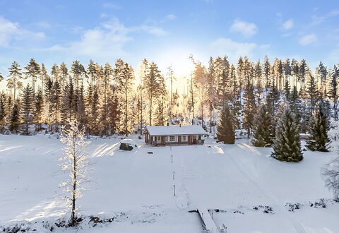 Eerola: Neige, Arbre, L'Hiver, Branche, Maison, Chalet, Domicile, Paysage, Gelé, Mélèze