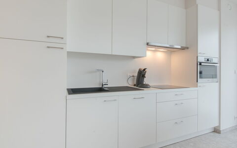 Bredene 482: Cabinetry, Comptoir, Propriété, Bâtiment, Évier, Cuisine, Bois, Robinet, Cuisinière, Design Intérieur