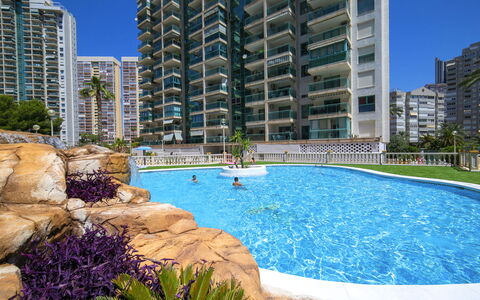 Atrium Iii Centro Mar: Appartement, Condominium, Skyscraper, Piscine, Hôtel, Côte, Ville Resort, Baie