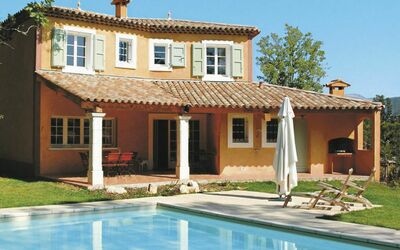 Fayence 644: L'Eau, Ciel, Plante, Bâtiment, Propriété, Fenêtre, Bleu Azur, Piscine, Arbre, Maison