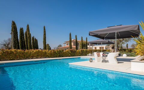 Old Olive i: L'Eau, Ciel, Plante, Piscine, Bleu Azur, Bleu, Architecture, Arbre, Loisir, Ombre