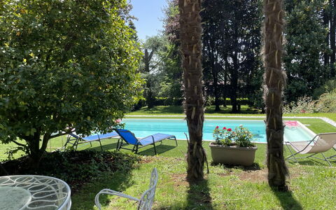 Sofia: Plante, L'Eau, Paysage Naturel, Arbre, Ombre, Lot Terre, Herbe, Ciel, Mobilier De Jardin, Piscine