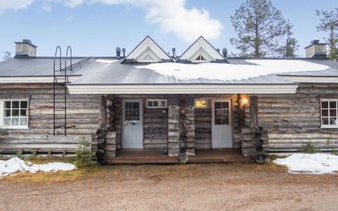 Rukanpesä 2B: Bois, Chalet, Toit, Domicile, Siding, L'Hiver, Cabane En Rondins, Fenêtre À Guillotine, Gelé, Daylighting