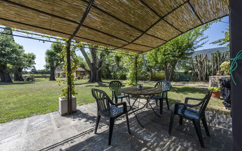Villa Chio: Plante, Propriété, Table, Ombre, Botanique, Arbre, Bâtiment, Chaise, Mobilier De Jardin, Architecture