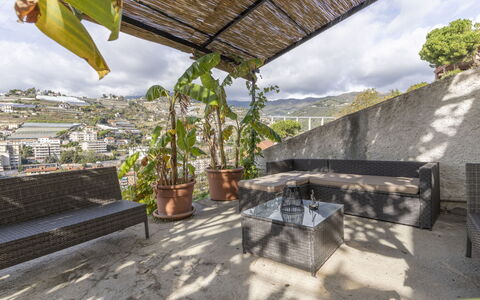 Casetta Porta Verde: Plante, Ciel, Propriété, Nuage, Ombre, Pot De Fleur, Bâtiment, Mobilier De Jardin, Loisir, Paysage