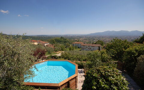 Alla Collina Del Sole: Ciel, L'Eau, Communauté Des Plantes, Plante, Piscine, Paysage Naturel, Arbre, Végétation, Lot Terre, Paysage