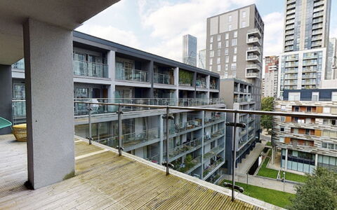 Indescon Studio: Bâtiment, Ciel, Nuage, Design Urbain, Fenêtre, Condominium, Ombre, Bloc Tour, Façade, Bâtiment Commercial