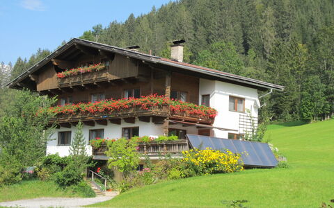 Gratlspitz: Plante, Fleur, Bâtiment, Ciel, Fenêtre, Arbre, Maison, Pente, Lot Terre, Paysage Naturel