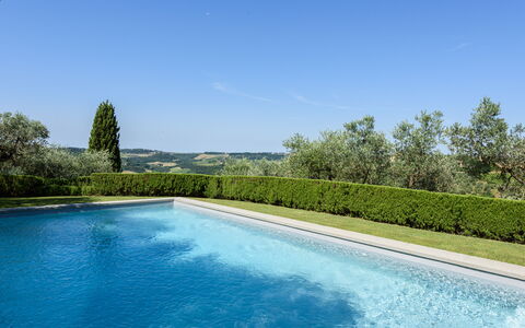 Villa Agnola: L'Eau, Ciel, Ressources En Eau, Propriété, Paysage Naturel, Plante, Bleu Azur, Piscine, Botanique, Arbre
