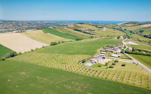 Villa Clair: Vue Du Ciel, Plaine, Paysage, Paysage Naturel, Photographie Aérienne, Champ, Prairie, Lot Terre, Zone Rurale, Agriculture
