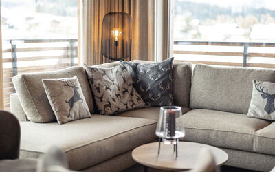 Logement:&nbsp;Penthouse mit 3 Schlafzimmern & Kamin 400.5