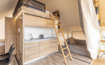 Logement:&nbsp;Luxuszelt Safari für 6 Personen 100.2