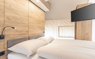 Logement:&nbsp;Luxuszelt Safari für 4 Personen 100.1