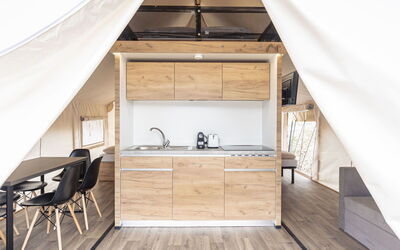 Logement:&nbsp;Luxuszelt Safari für 6 Personen 100.2