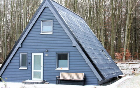 Ferienhaus Bude 92: Fenêtre, Bâtiment, Maison, Arbre, Plante, Bois, Brindille, Chalet, Siding, Cabane À Sucre