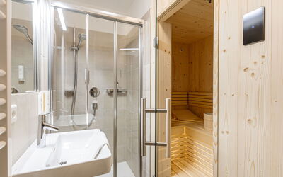 Logement:&nbsp;Mit 4 Schlafzimmern & Sauna 150.5