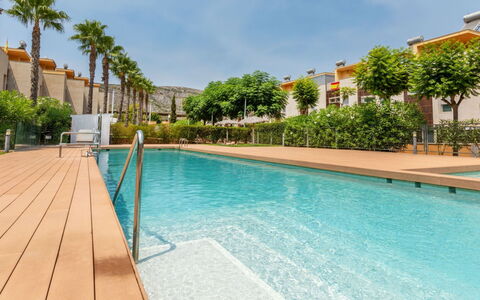 Residencial Oropesa - la Concha: Composite, Piscine, Appartement, Aménagement Paysager, Recours, Eco Hôtel, Ombre, Hacienda, Villa