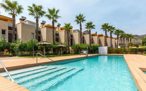 Residencial Oropesa - la Concha: Recours, Ombre, Piscine, Aménagement Paysager, Eco Hôtel, Villa, Hôtel, Hacienda, Cour