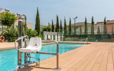 Residencial Oropesa - la Concha: Piscine, Centre De Loisirs, Machine D'Exercice Physique, Mobilier De Jardin, Balancelle