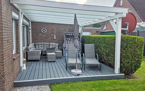 Lydia: Mobilier De Jardin, Composite, Patio, Plate-Forme, Dur, Structure En Plein Air, Store, Jardin, Ombre, Tache De Bois