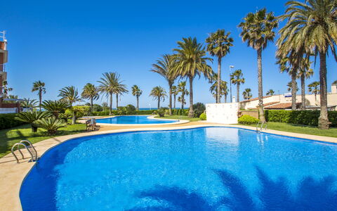 Atico Estrella del Mar: Nuage, L'Eau, Ciel, Propriété, Plante, Piscine, Bâtiment, Fenêtre, Bleu Azur, Bleu