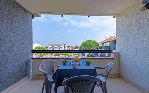Le Barcarès 966: Appartement, Balcon