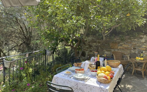 Lingueglietta 6: Aliments, Table, Meubles, Plante, Vaisselle, Chaise, Mobilier De Jardin, Tableau De Plein Air, Design Intérieur, Nappe De Table