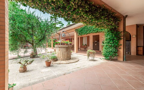 Villa Rosso Corbezzolo: Plante, Bâtiment, Pot De Fleur, Plante D'Appartement, Fenêtre, Porte, Bois, Architecture, Herbe, Ombre