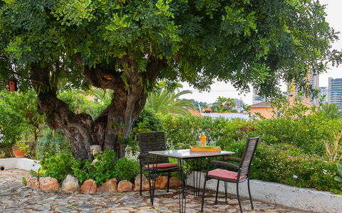 Villa Panorama: Plante, Meubles, Table, Bâtiment, Arbre, Ombre, Tableau De Plein Air, Mobilier De Jardin, Herbe, Paysage Naturel