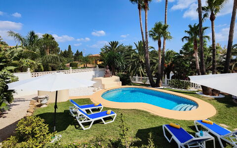 Villa Jolanda: Nuage, Plante, Ciel, Propriété, L'Eau, Piscine, Bâtiment, Mobilier De Jardin, Ombre, Arbre