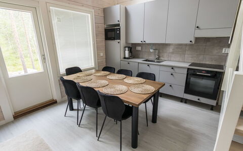 Villa Galdu a: Meubles, Bois, Sol, Sol, Design Intérieur, Parquet, Cuisine, Domicile, Table Cuisine Et Salle A Manger, Appartement
