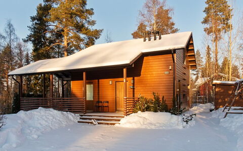 Kanervarinne: Bois, Chalet, Maison, Domicile, Neige, L'Hiver, Siding, Cabane En Rondins, Gelé, Mélèze