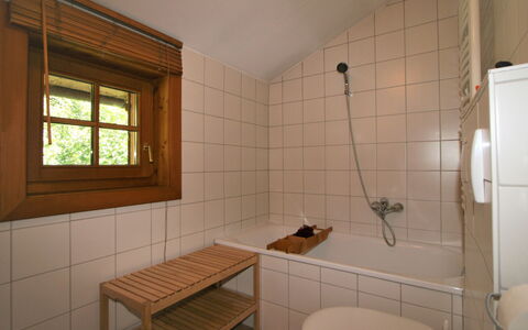 Vogelhütte: Luminaire Plomberie, Fenêtre, Salle De Bains, Sol, Design Intérieur, Bois, Sol, Ligne, Douche