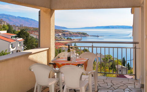 Senj 114: L'Eau, Ciel, Meubles, Propriété, Bâtiment, Plante, Chaise, Bleu Azur, Bois, Design Intérieur