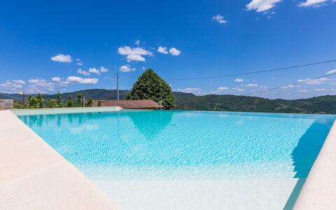 Red House: Ciel, L'Eau, Nuage, Bleu, Paysage Naturel, Rectangle, Aqua, Arbre, Piscine, Horizon